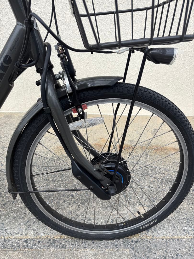 (福岡市内) ビッケモブdd グレー電動アシスト自転車 BM0B40