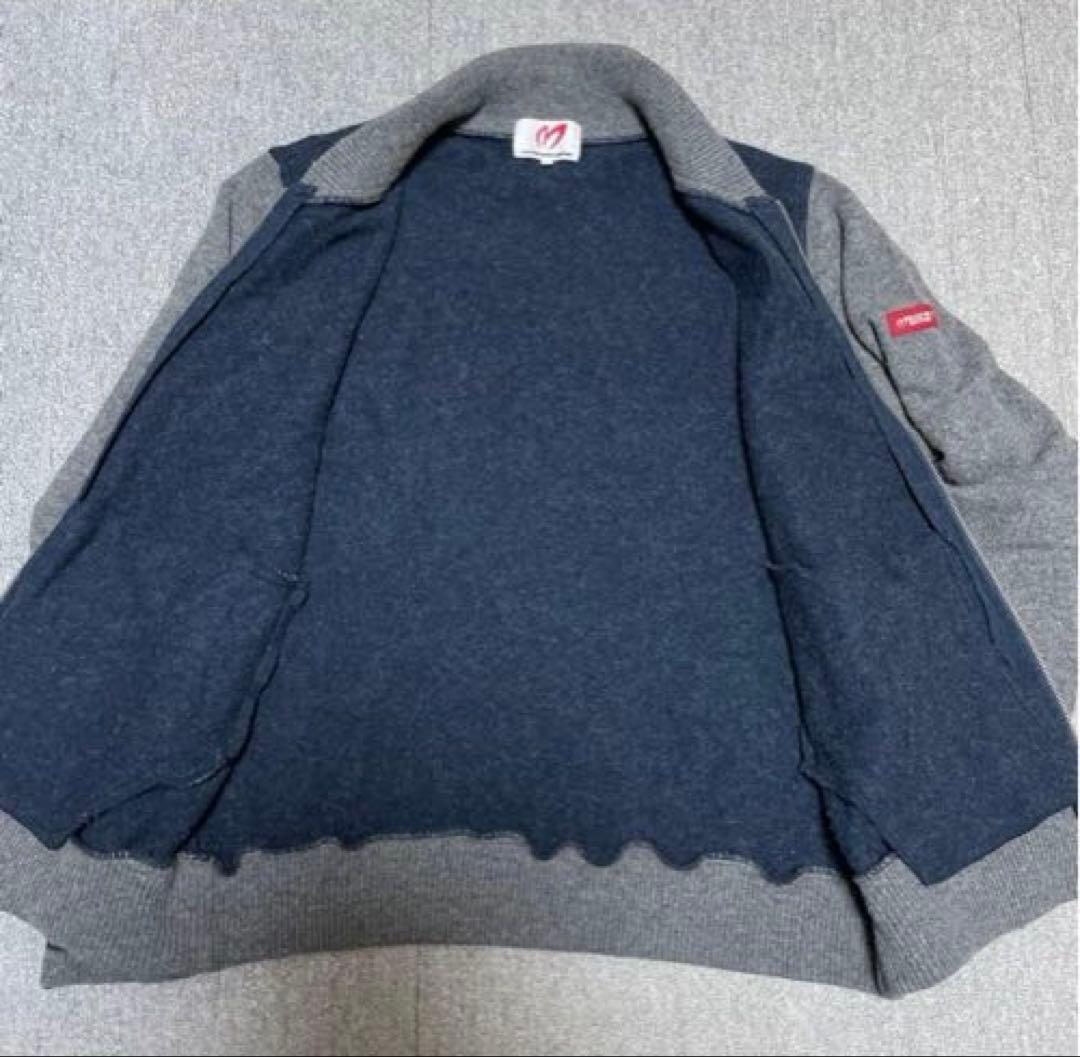 マスターバニー ニット　ブルゾン　メンズ　ゴルフウェア　フルジップ　XL