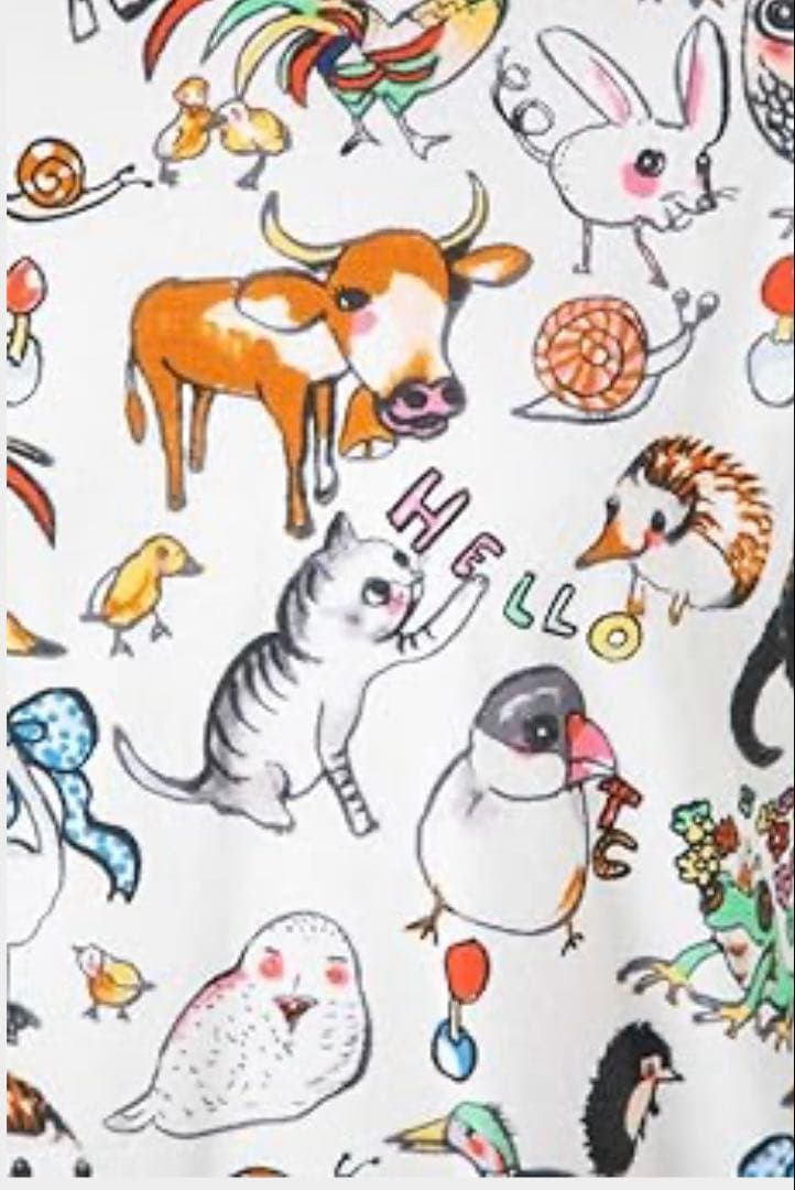 新品　ツモリチサト 動物柄　パジャマ　Mサイズ　ワコール