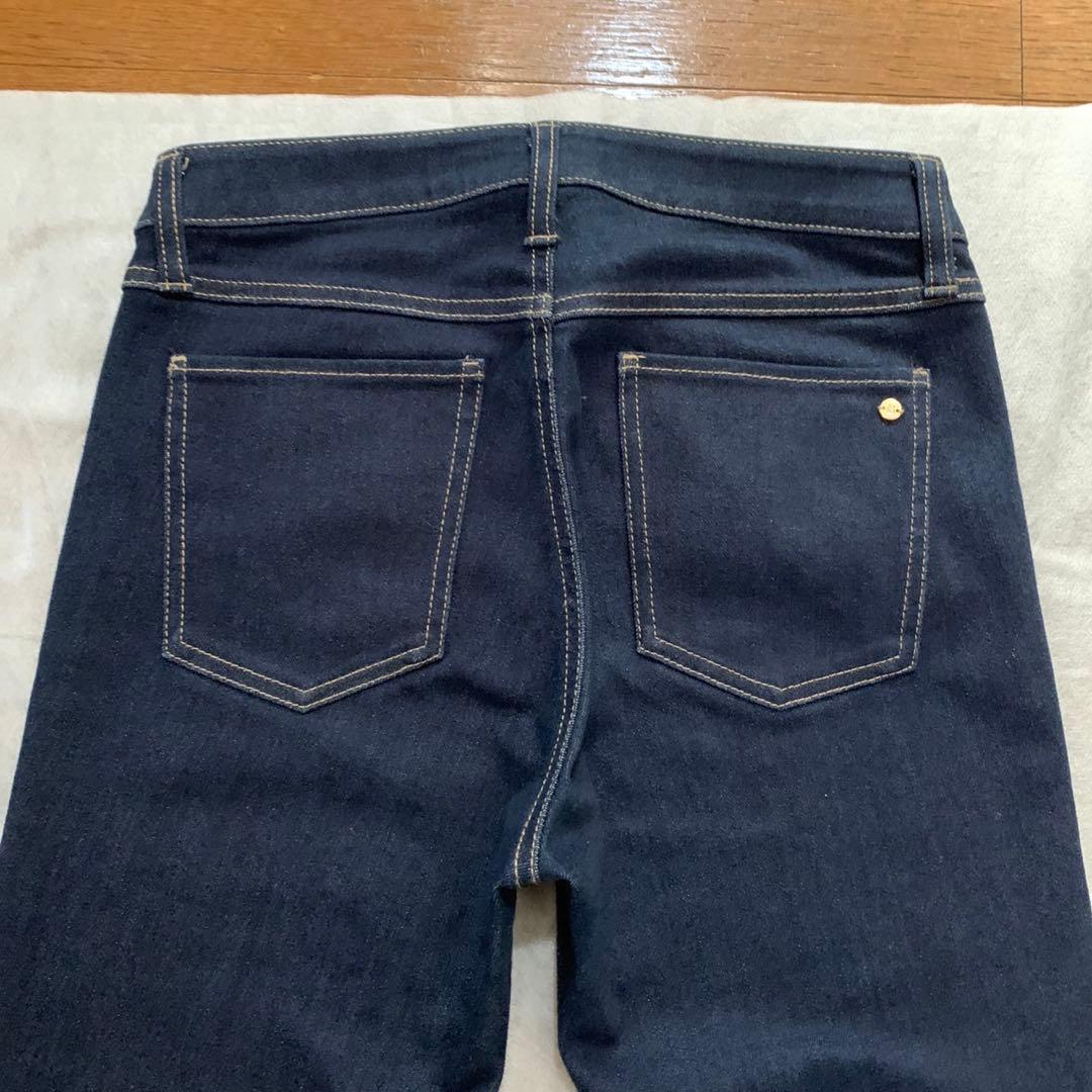 ブルーレーベルクレストブリッジ ハイストレッチ クリア デニム スキニー パンツ