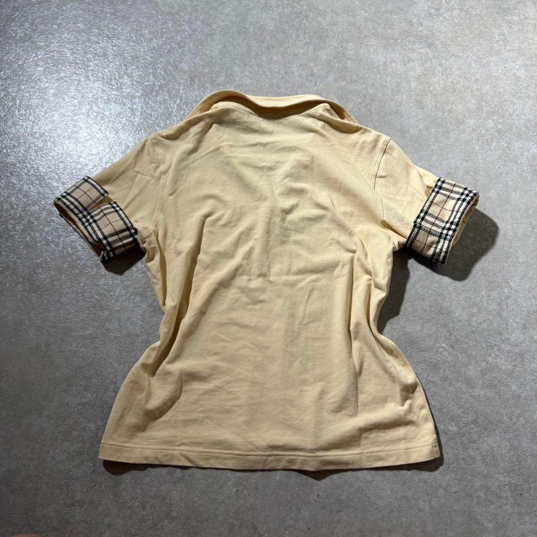 00s BURBERRY バーバリー ピチ ポロシャツ y2k平成ギャルNANA