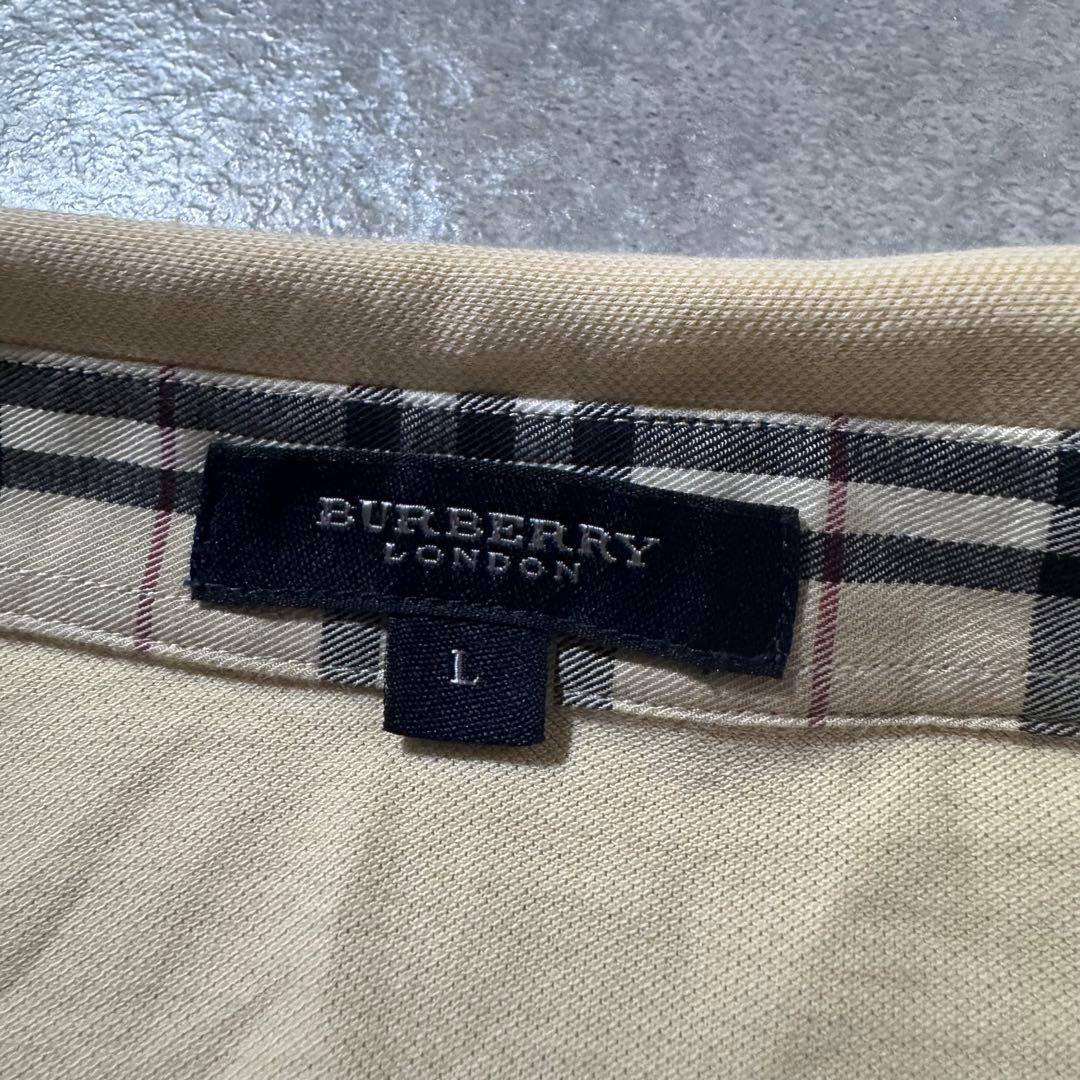 00s BURBERRY バーバリー ピチ ポロシャツ y2k平成ギャルNANA