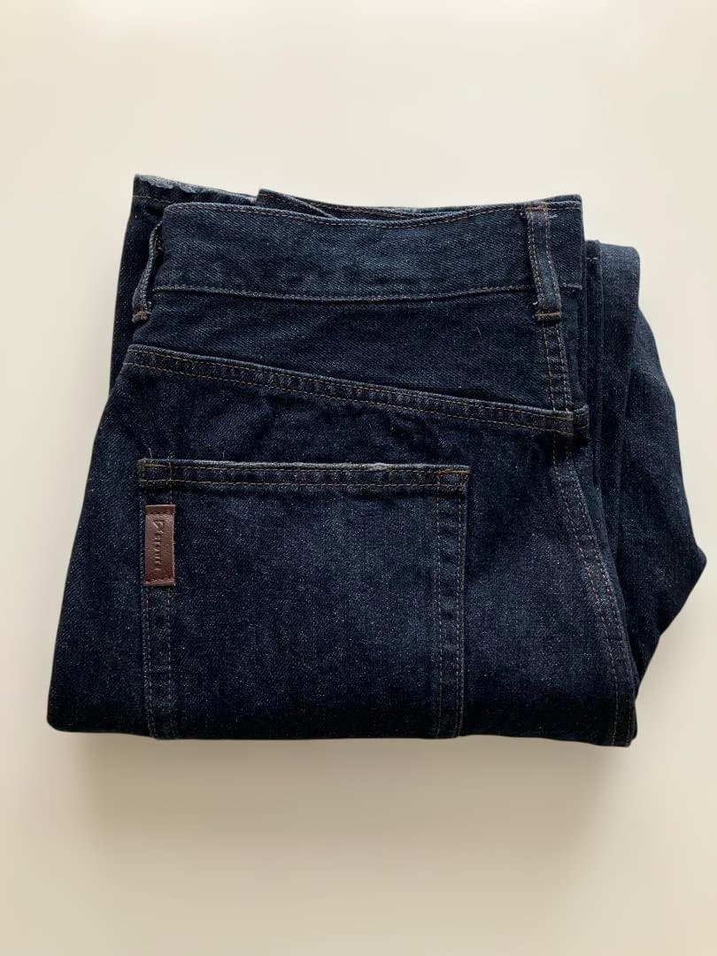 ほぼ新品✨️crewre アジャスタブルIラインデニムパンツ サイズ3インディゴ