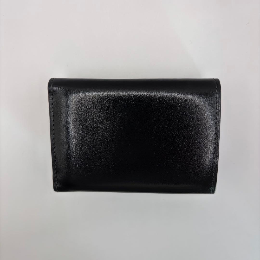 美品　vivienne westwood 三つ折り財布　ブラック　内側レッド