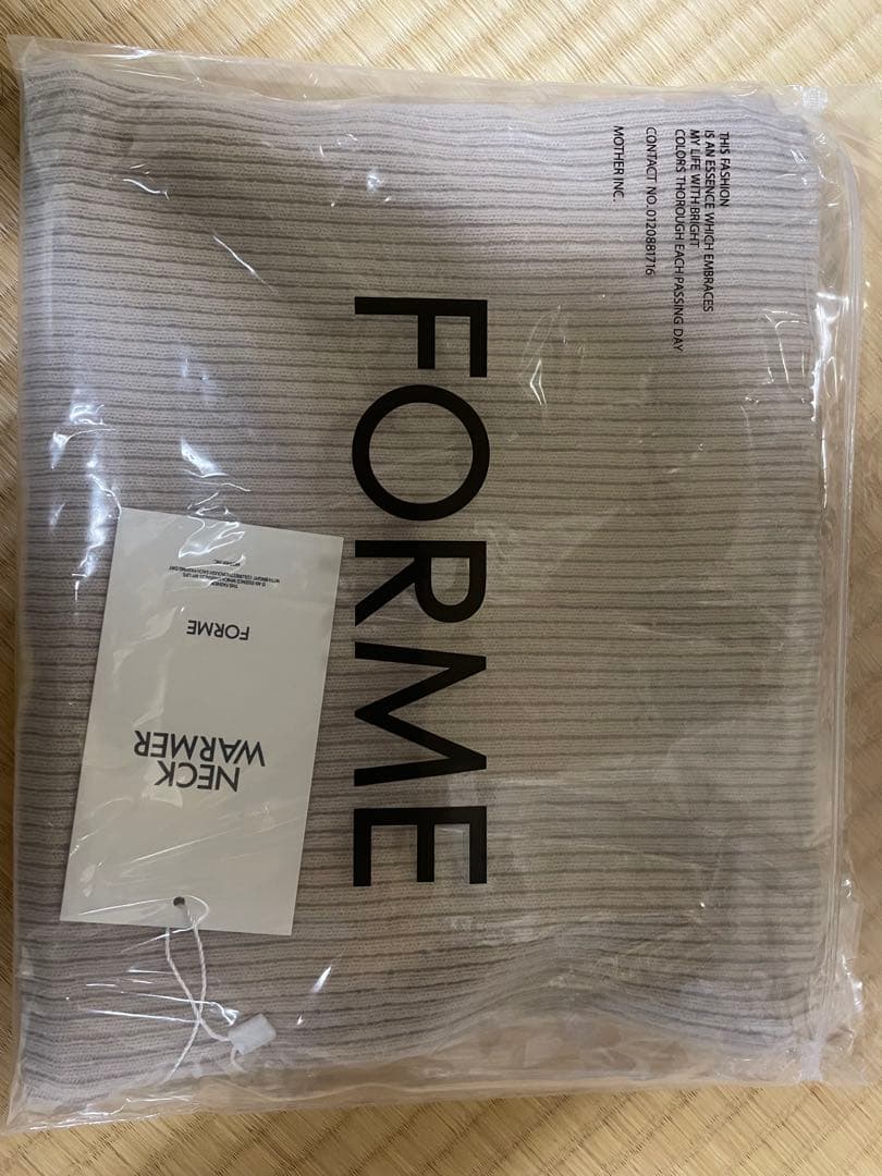 FORME 東原亜希ネックウォーマー ベージュ