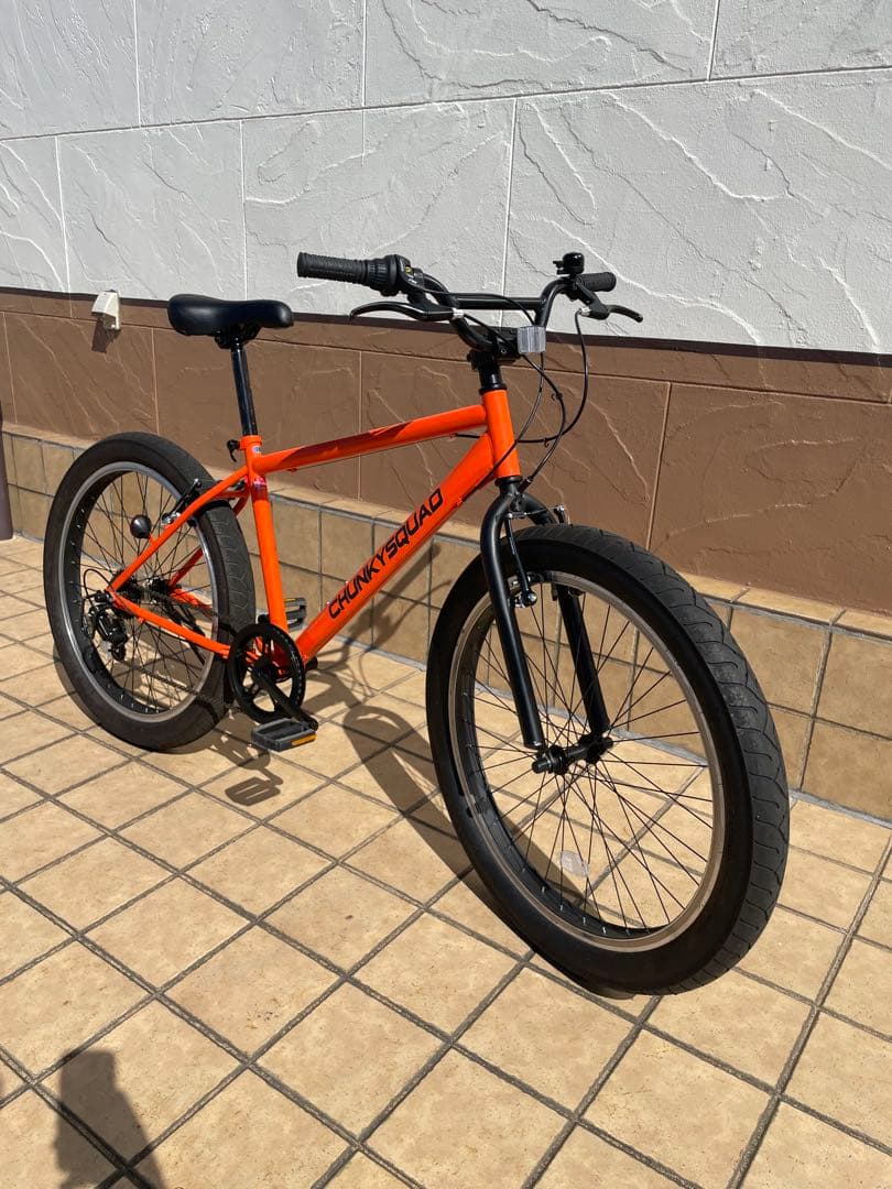 【室内保管】26インチマウンテンバイク 3インチ fatbike 8段