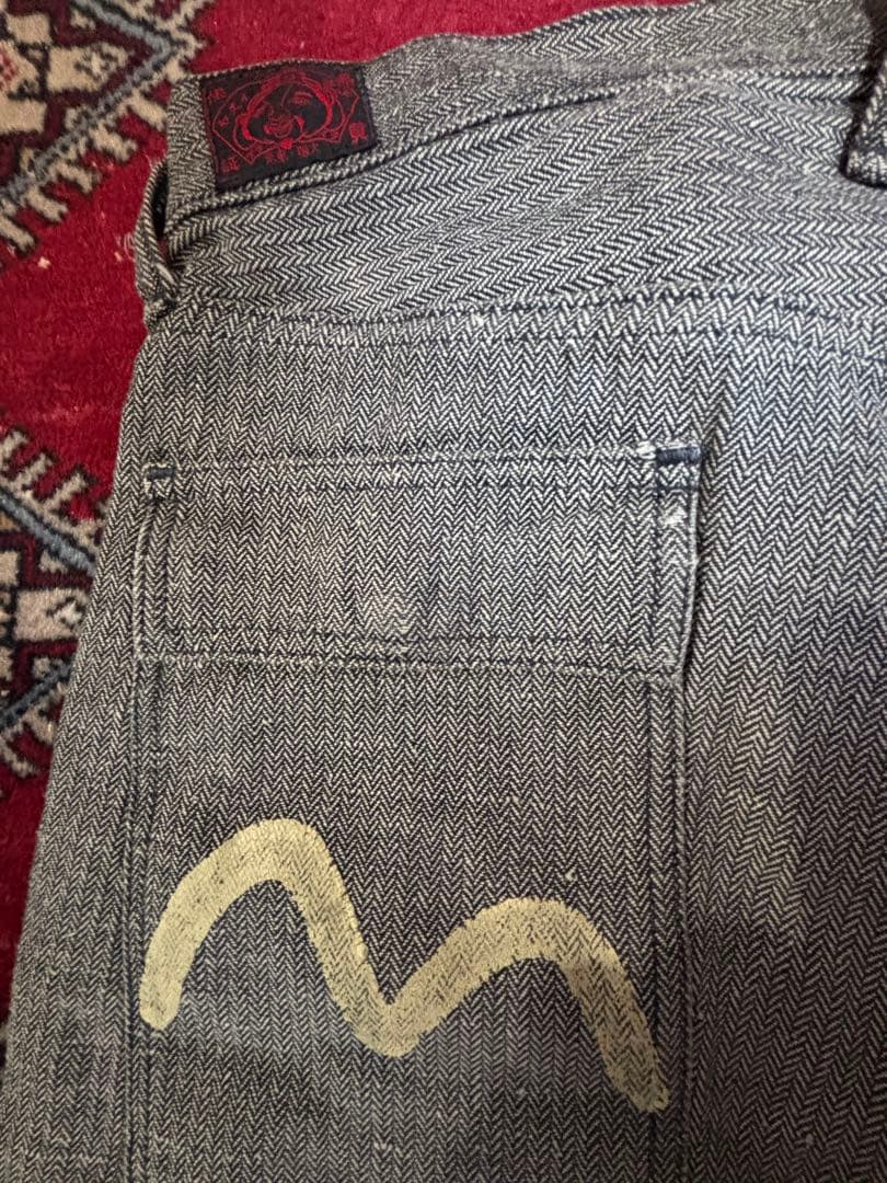 Evisu ヒッコリーストライプパンツ