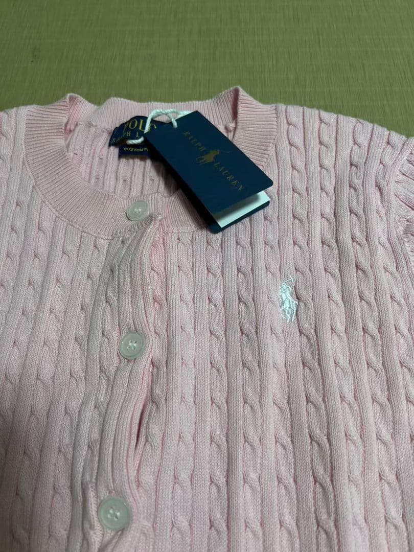 Ralph Lauren ピンク カーディガン