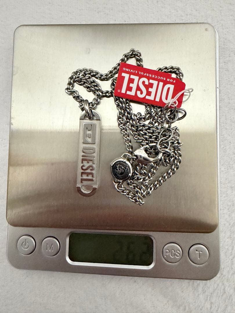DIESEL ディーゼルロゴチェーンネックレス