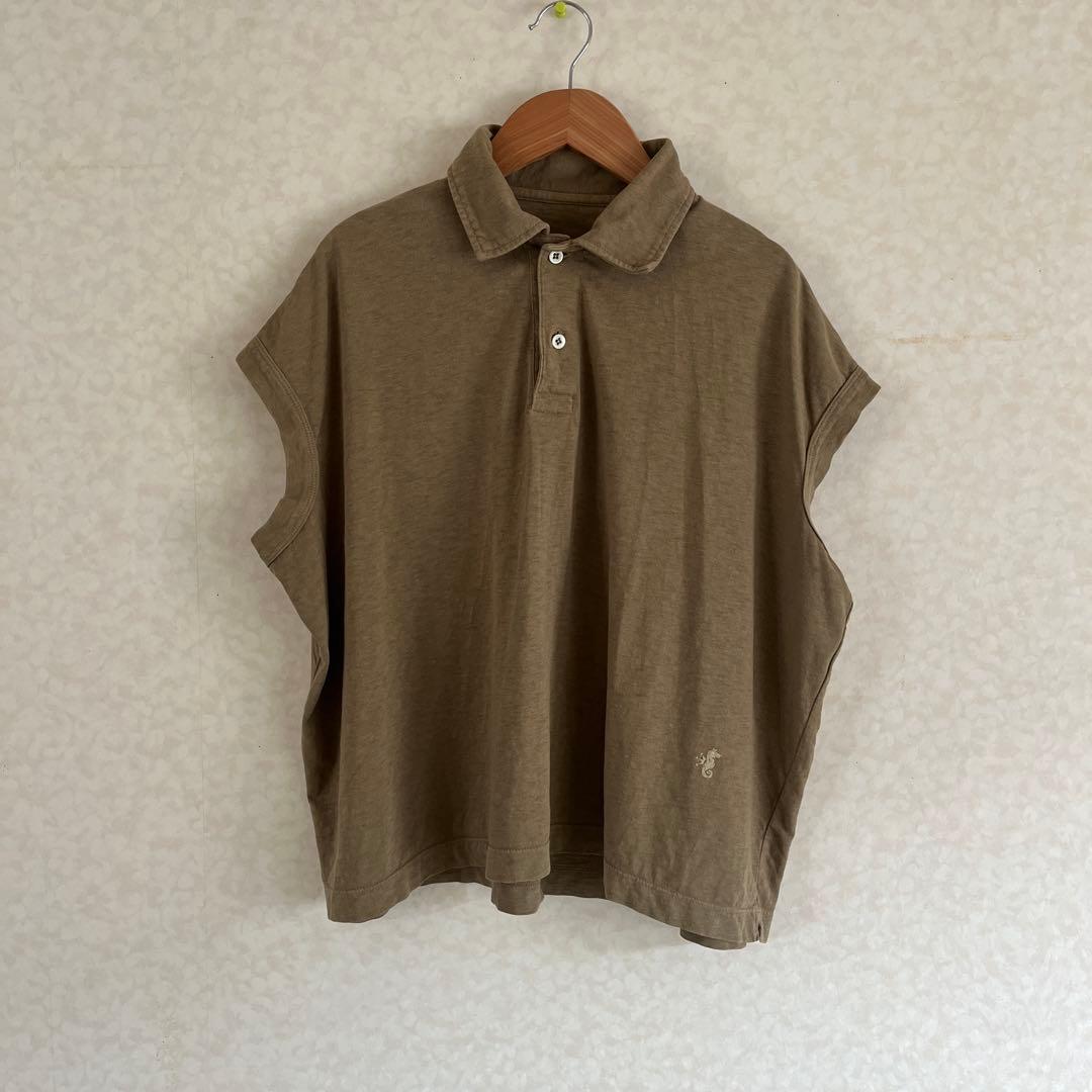 45R ジンバブエコットン　45色天竺ポロシャツ　ロゴ刺繍