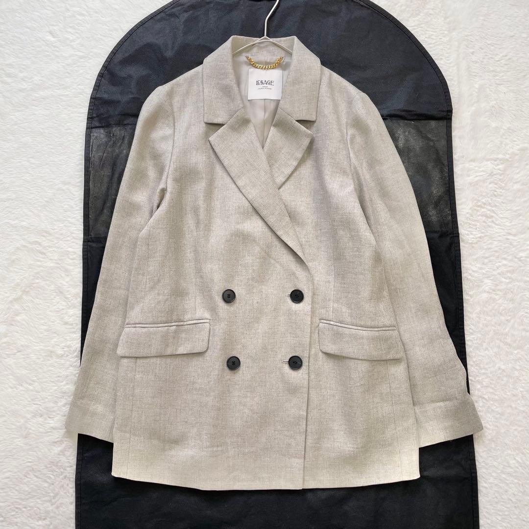 L'ESSAGE アイアス ダブルブレステッドジャケット24SS 美品