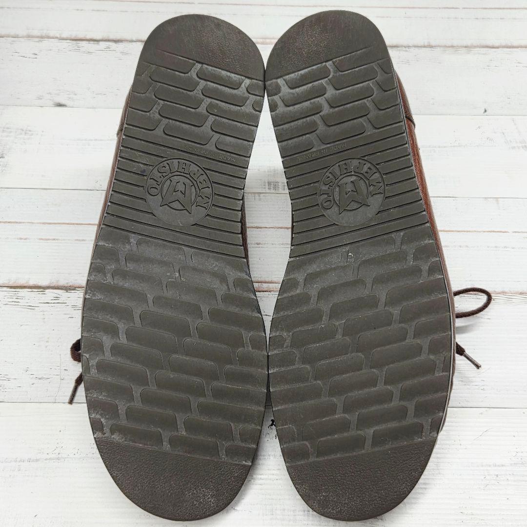 【美品】MEPHISTO メフィスト フランス製 シボ革 チロリアン 27.5㎝