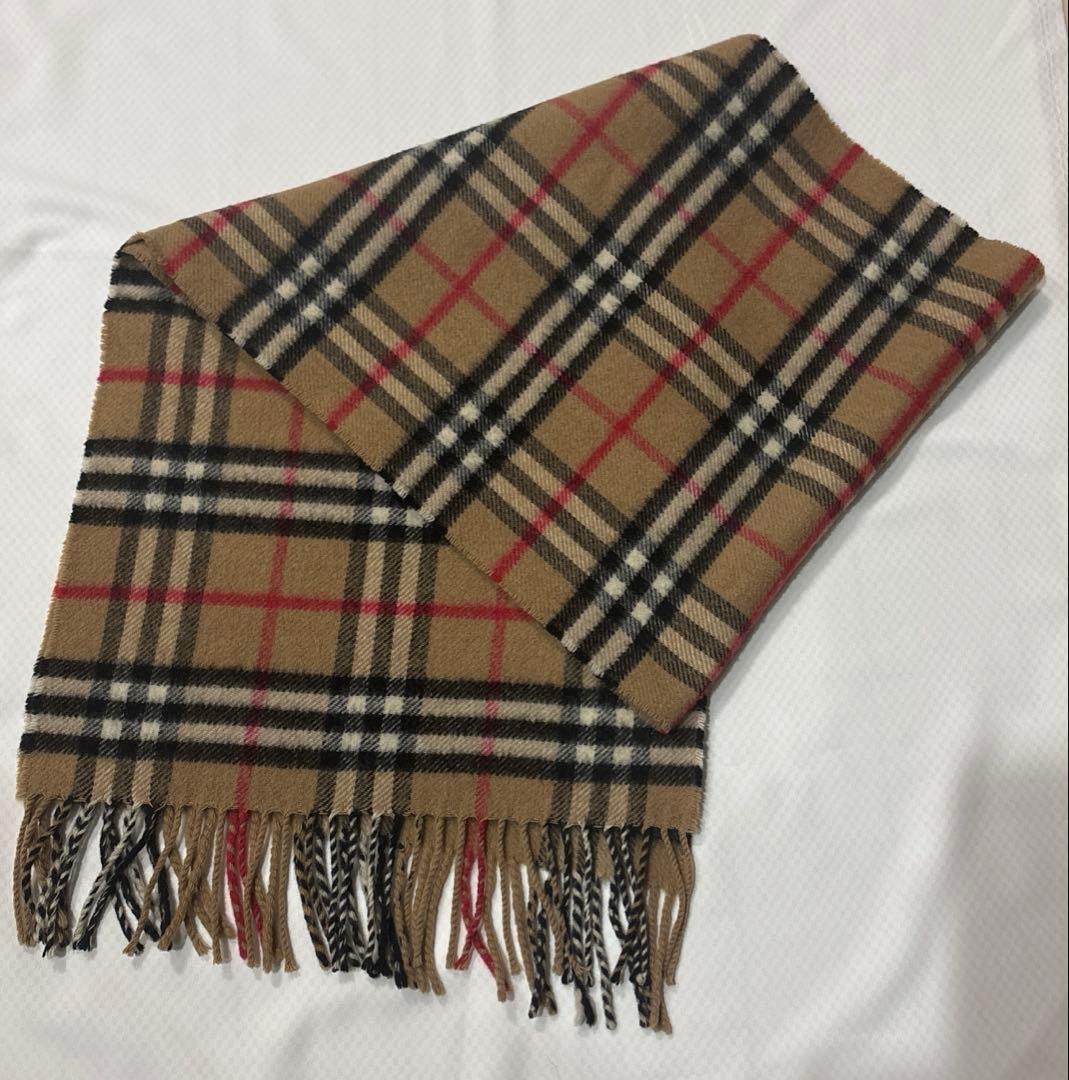 Burberrys バーバリー　ノバチェック柄 マフラー　イギリス製