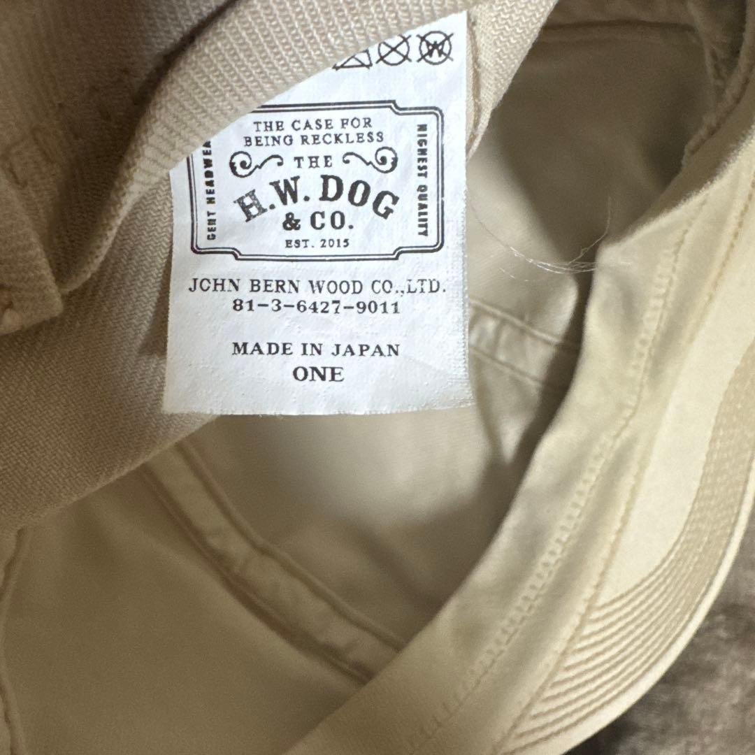 THE H.W.DOG &CO ベージュ　トラッカーキャップ　ONE
