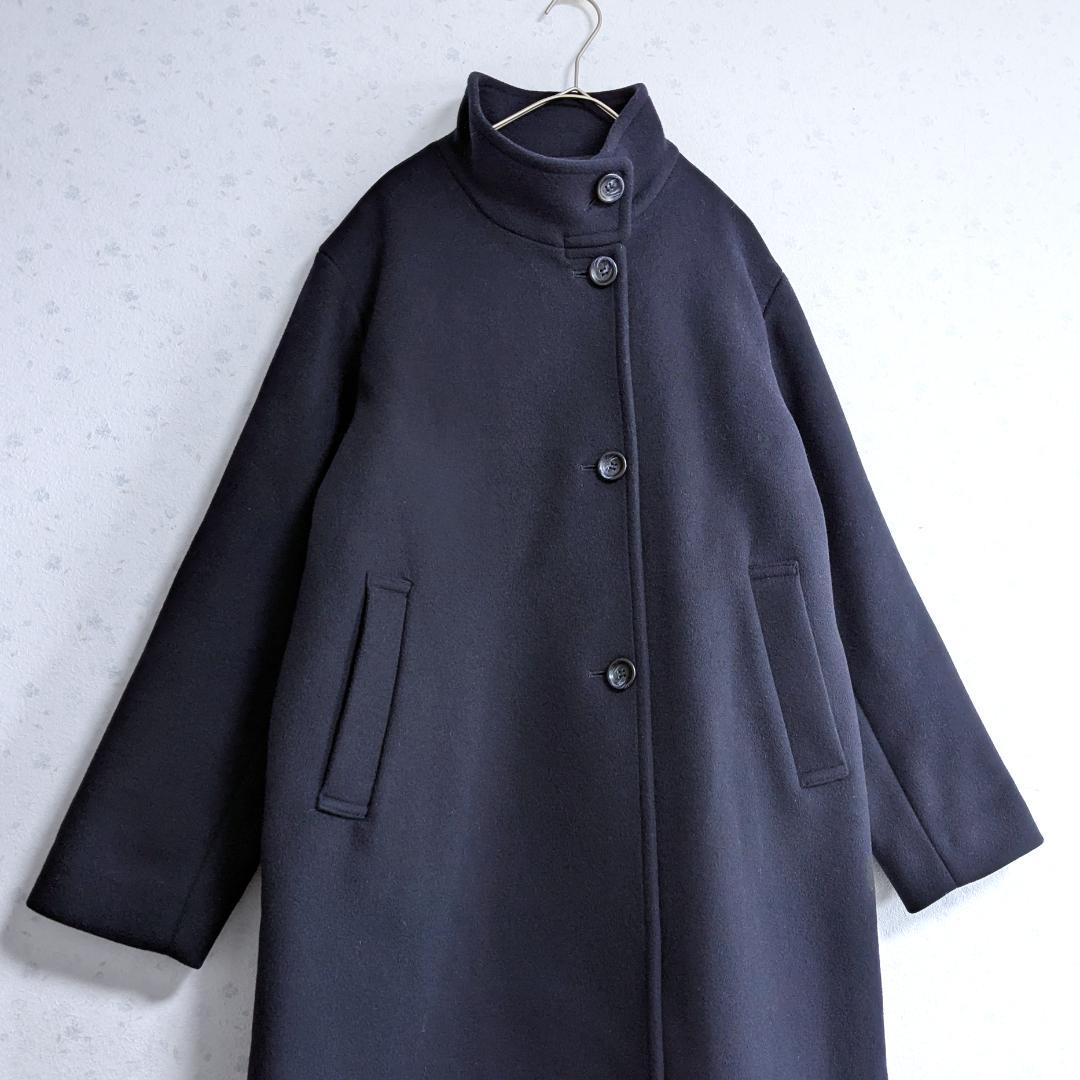 美品 ジャーナルスタンダードレリューム LANA WOOL140 スタンドコート