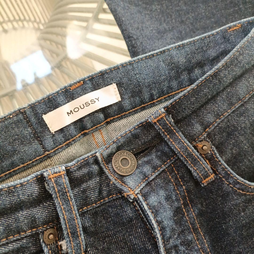 マウジー MVS FLARE 23 インディゴブルー　moussy　MVSフレア