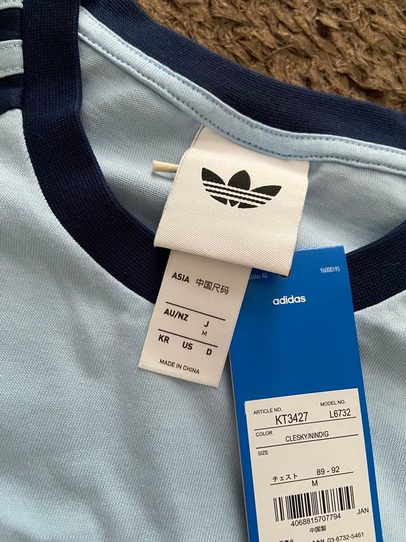 【未使用タグ付】oasis × adidas コラボ ロンT Mサイズ
