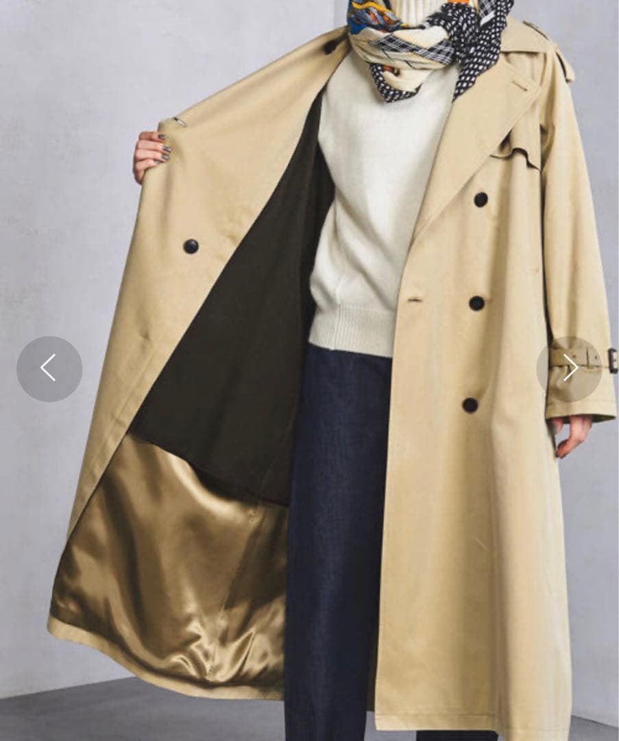 UWSC ビッグトレンチコート　UNITED ARROWS TOKYO 36