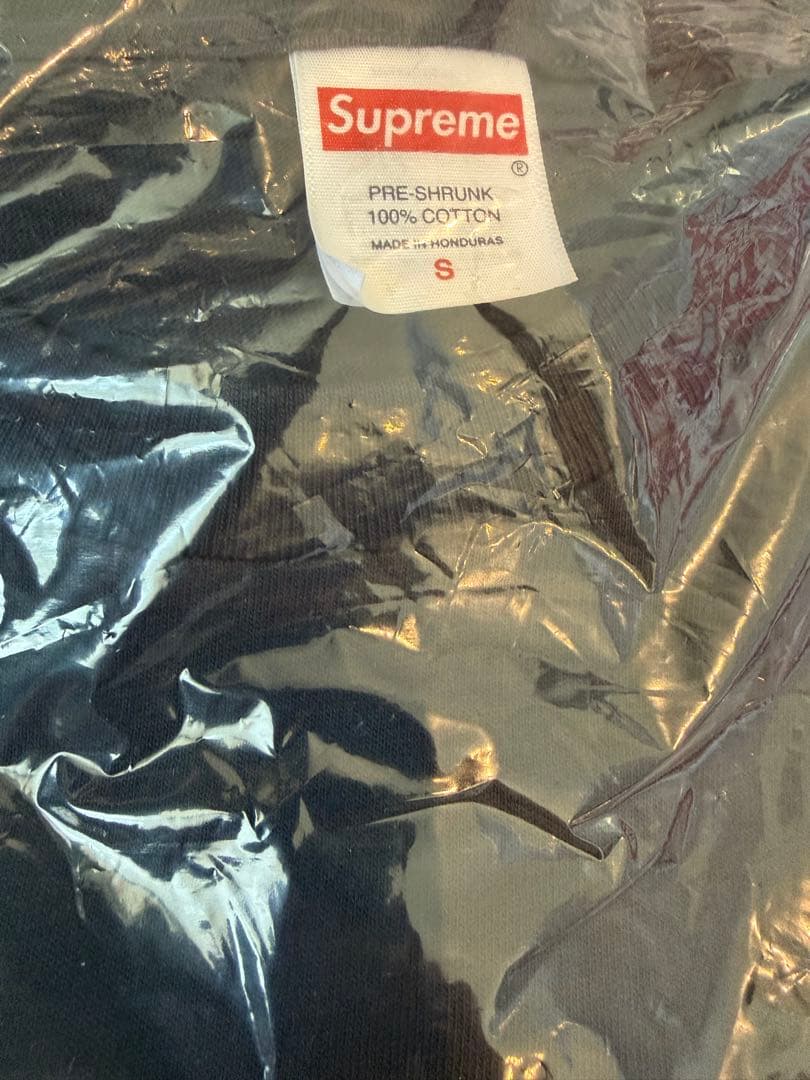 supreme Arabic Box Logo Tee S アラビック　navy