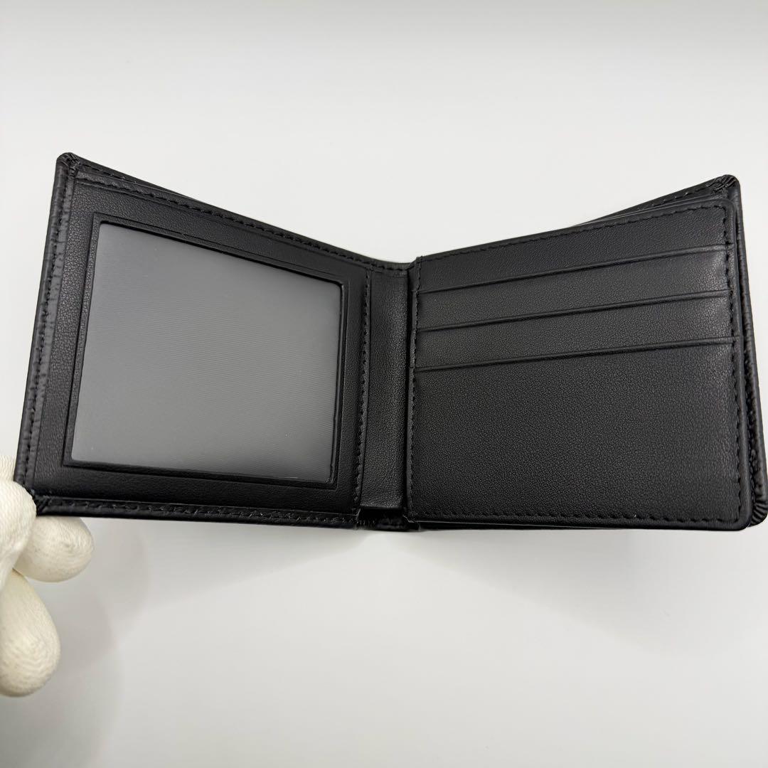【未使用】ヴィヴィアン ウエストウッド 財布 ブラック 折り財布 レザー 黒