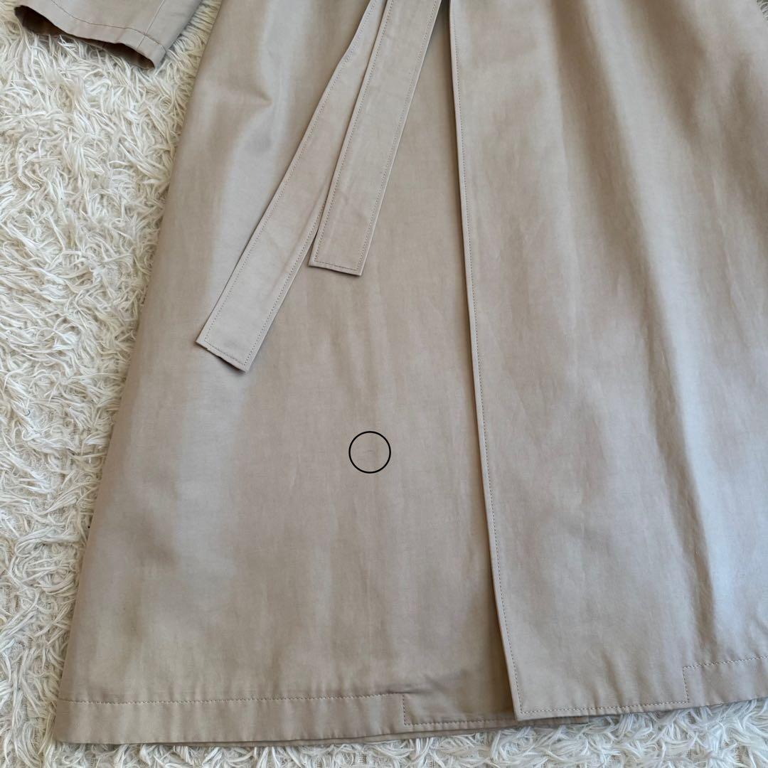 24SS Spick and Span C/Cu ノーカラートレンチコート M