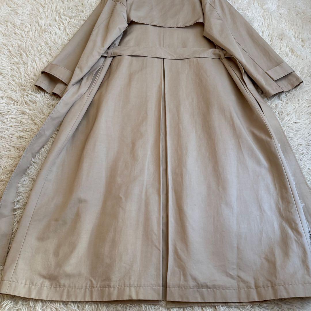 24SS Spick and Span C/Cu ノーカラートレンチコート M