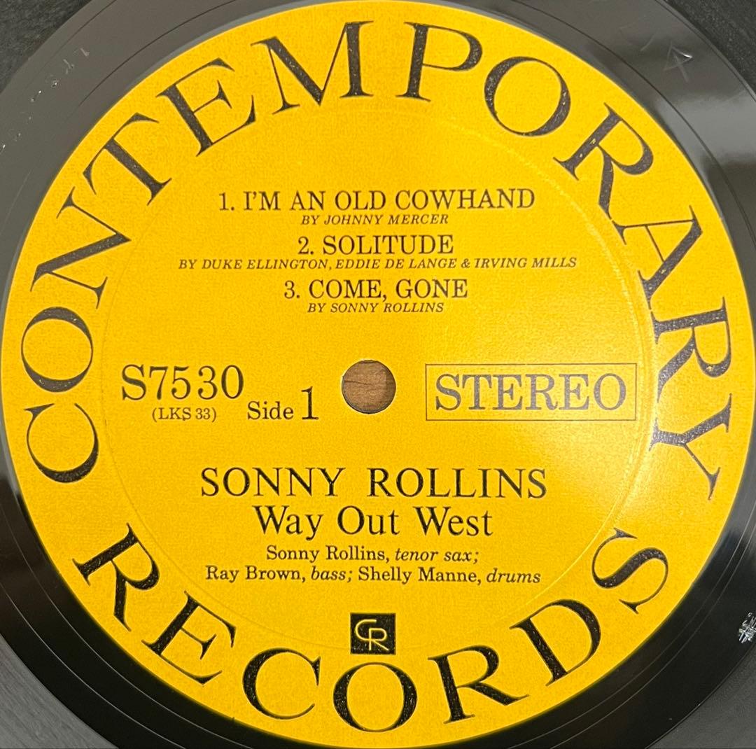【LP/US盤】Sonny Rollins / Way Out West
