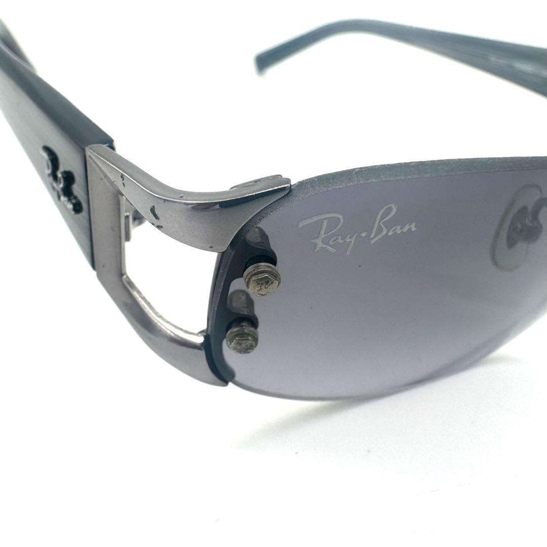 廃盤Ray-Banレイバンサングラス RB3397 004/8Gリムレス 木目調