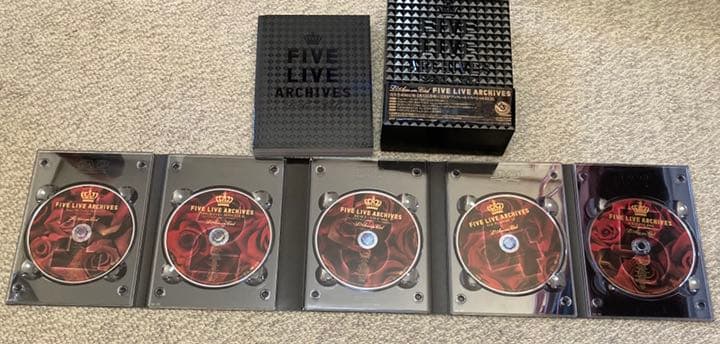 FIVE LIVE ARCHIVES1,2 L'Arc～en～Ciel2点セット