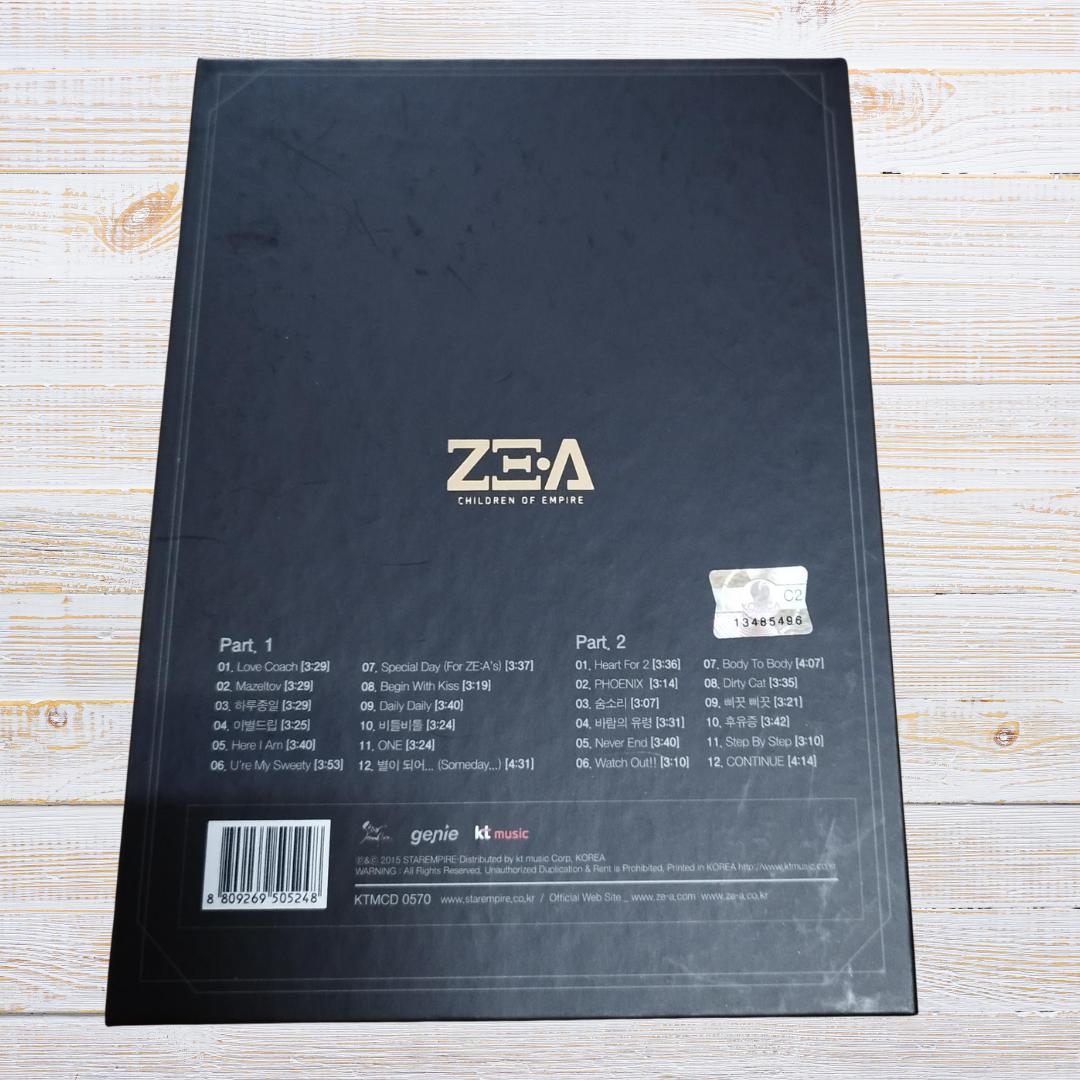 ZE:A ベストアルバム CONTINUE 2010-2015