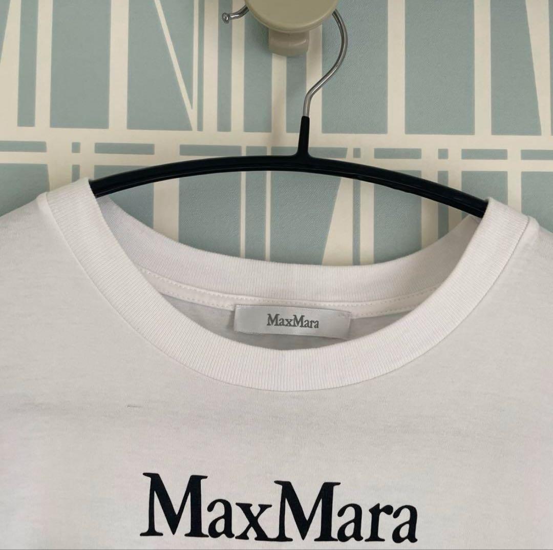 MaxMara 犬プリント 半袖Tシャツ