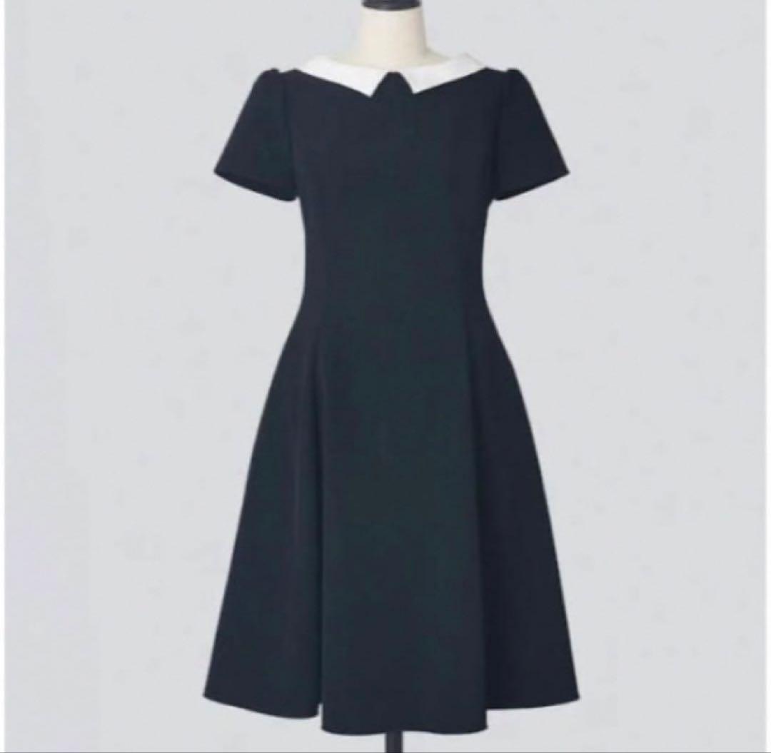 フォクシー 白襟 ワンピース WASHABLE DRESS 2way
