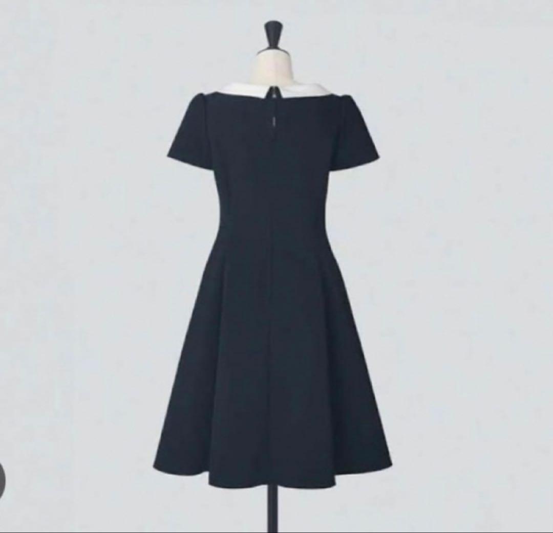フォクシー 白襟 ワンピース WASHABLE DRESS 2way