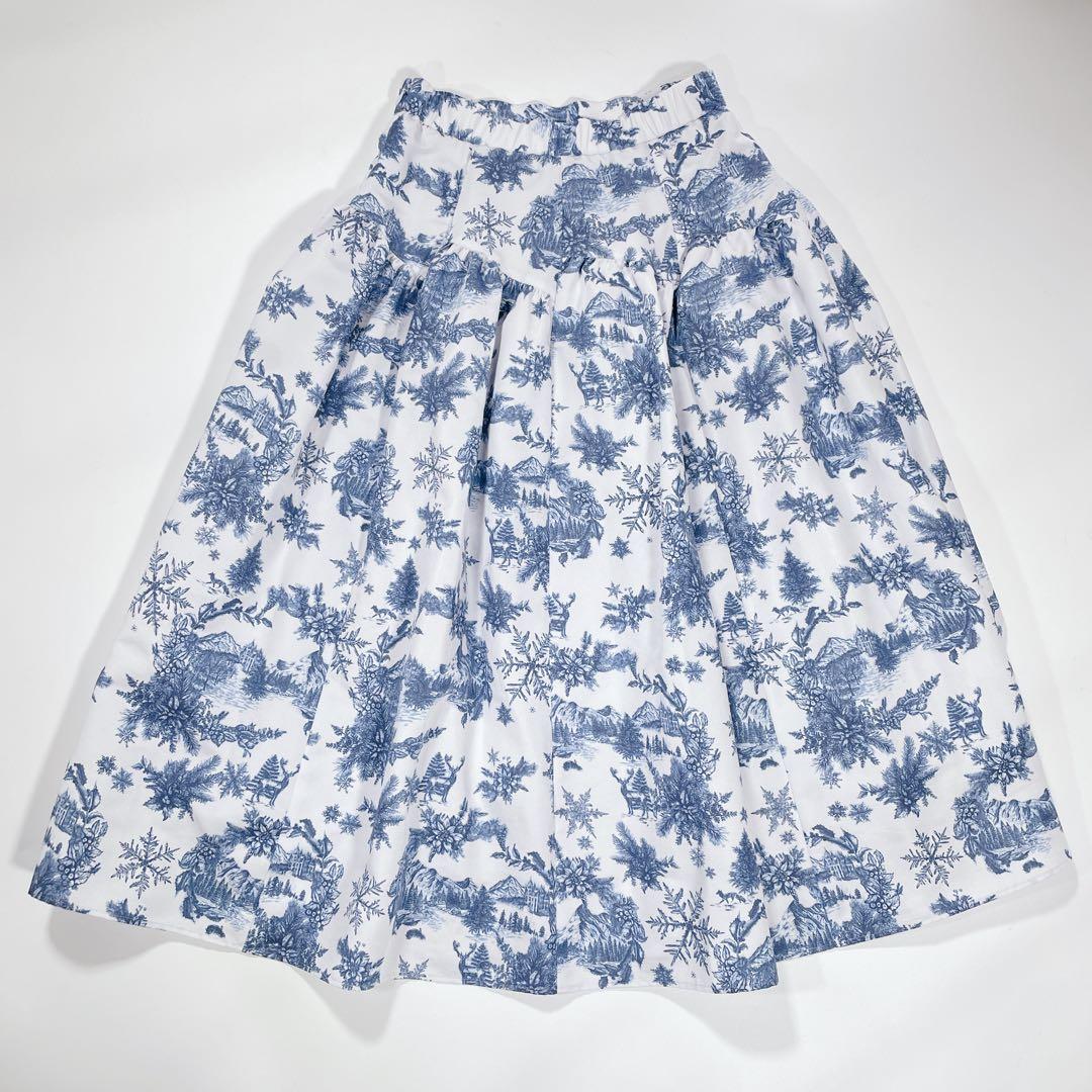 アナイ　Holiday Collectionスノートワルドジュイ切替え スカート