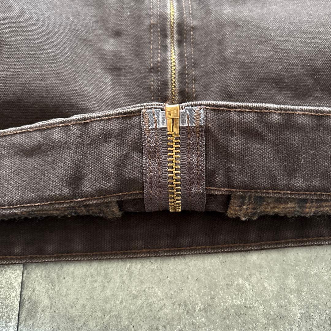 carhartt デトロイトジャケット　ダークブラウン　希少　人気カラー　美品