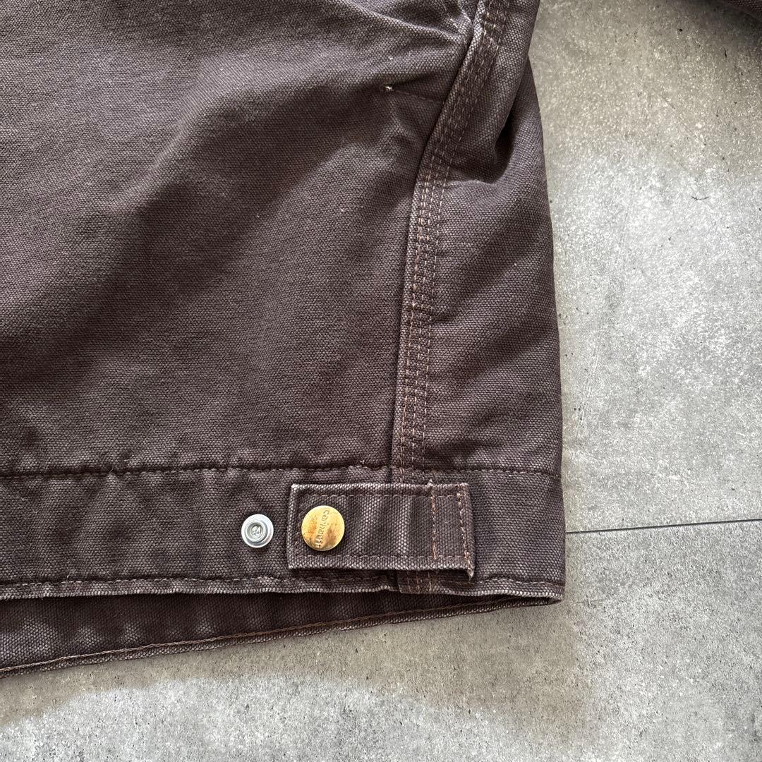 carhartt デトロイトジャケット　ダークブラウン　希少　人気カラー　美品