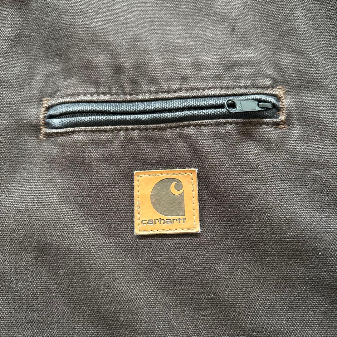 carhartt デトロイトジャケット　ダークブラウン　希少　人気カラー　美品