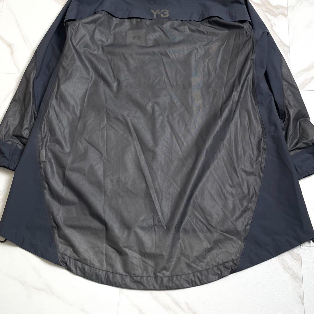 美品 20AW◎ワイスリー テレックスパーカーコート ブランドロゴプリント