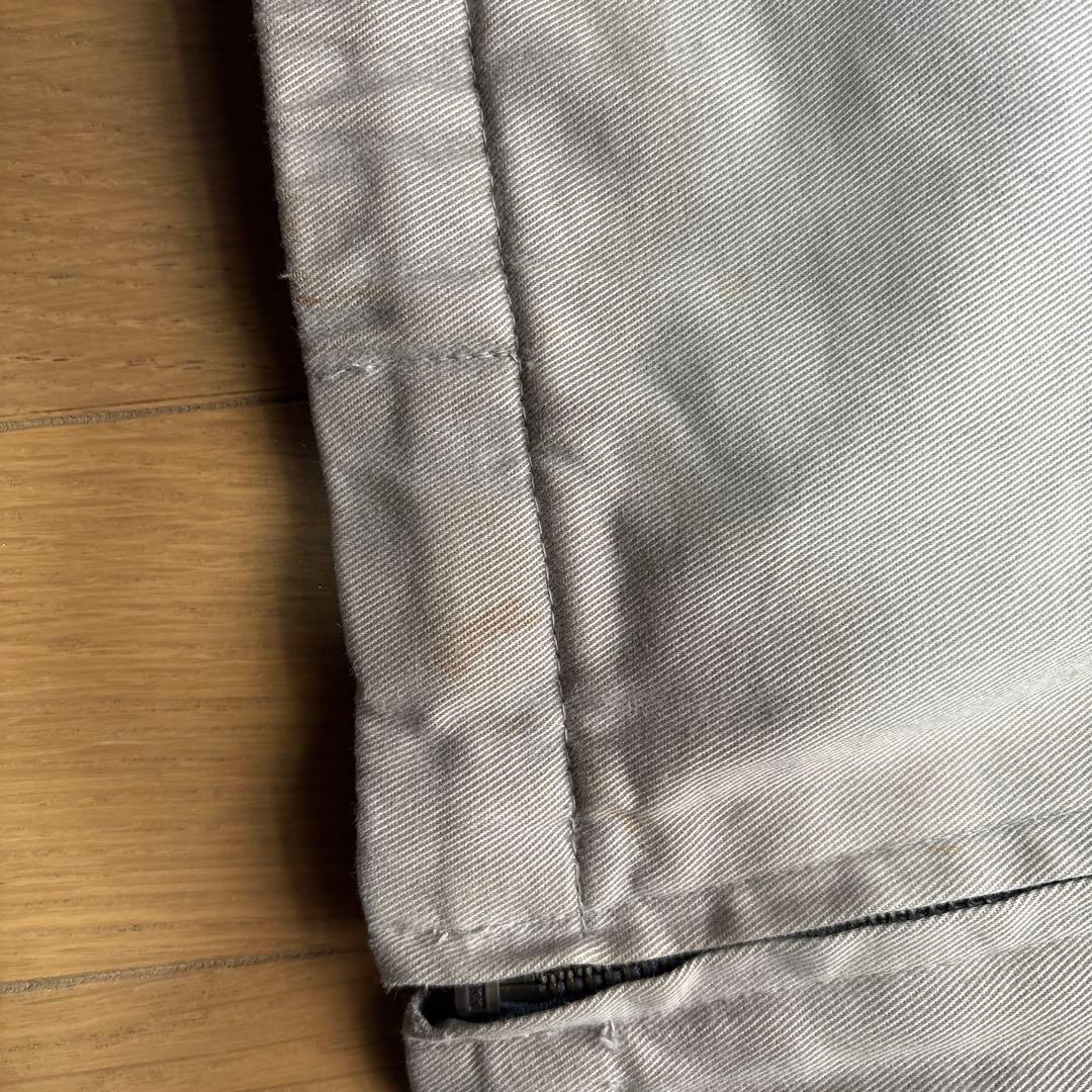 ポロロゴ刺繍 ベージュ ジャケット スウィングトップ