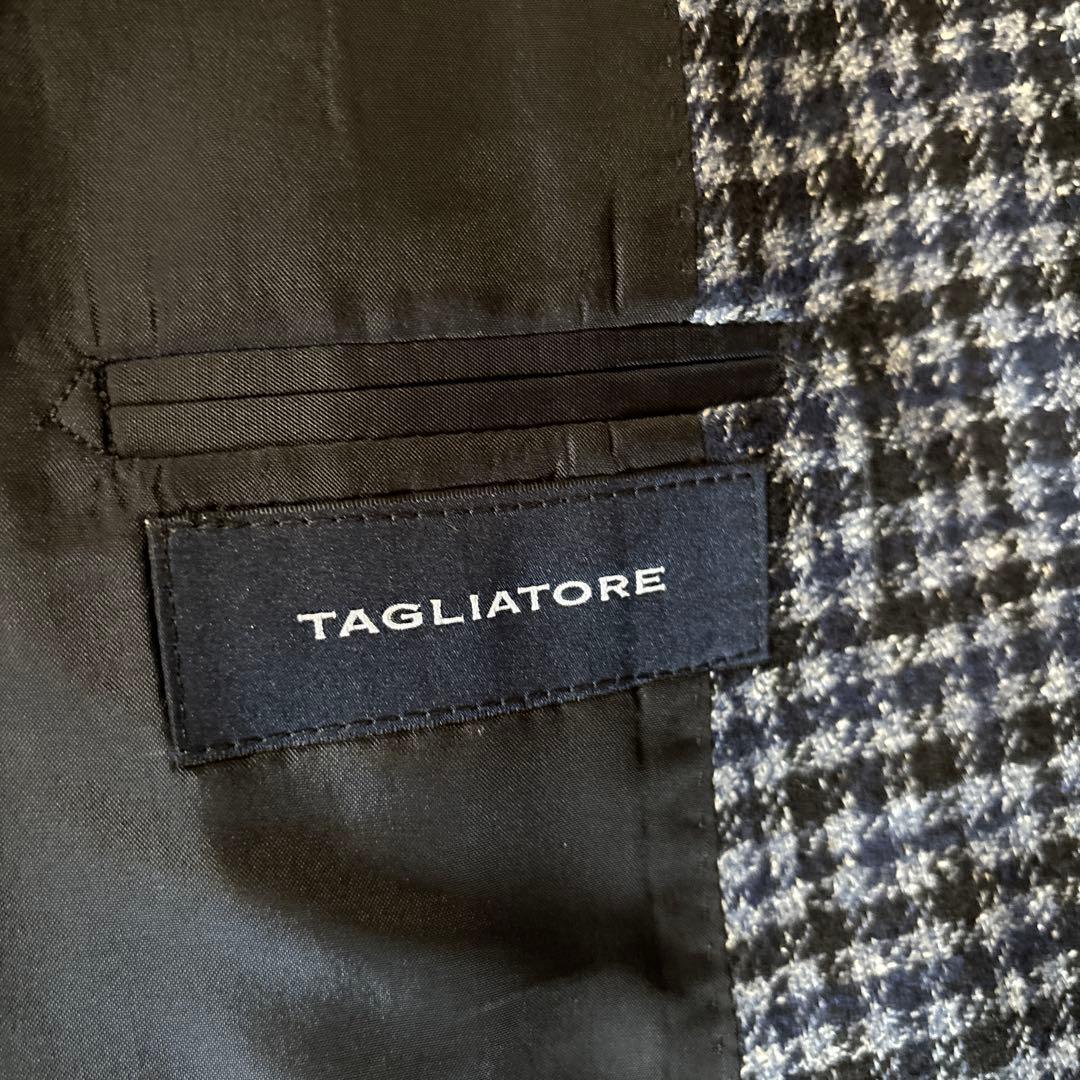 【新品、未使用】タリアトーレ カシミヤブレンド48 ブルーネイビー