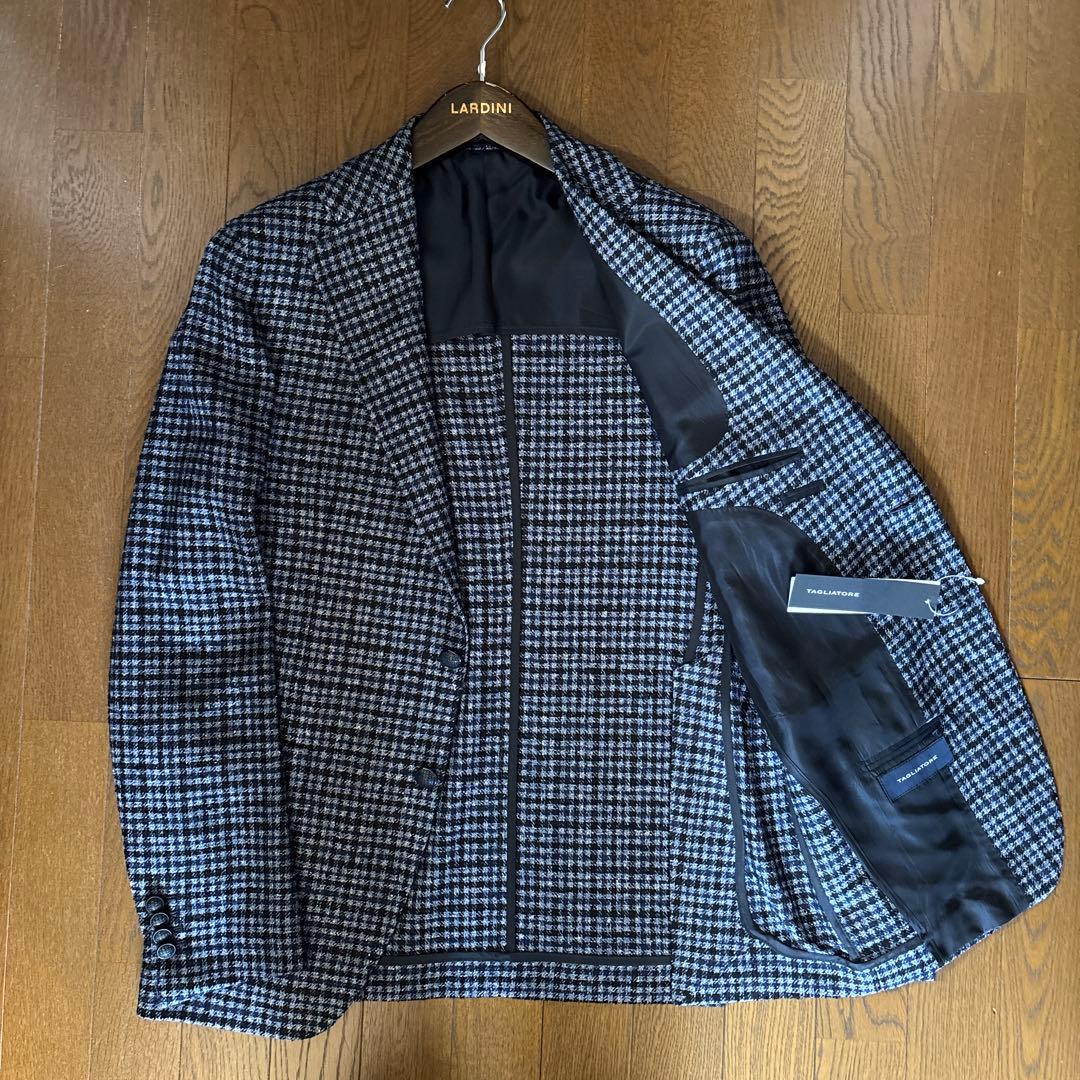 【新品、未使用】タリアトーレ カシミヤブレンド48 ブルーネイビー