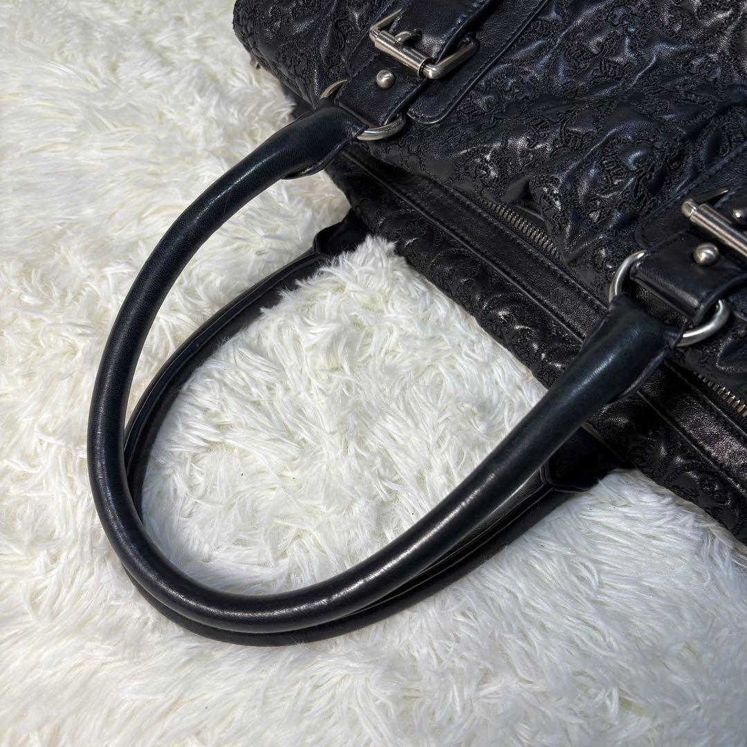 THOMAS WYLDE ボストンバック　スカル　シルバー　ブラック