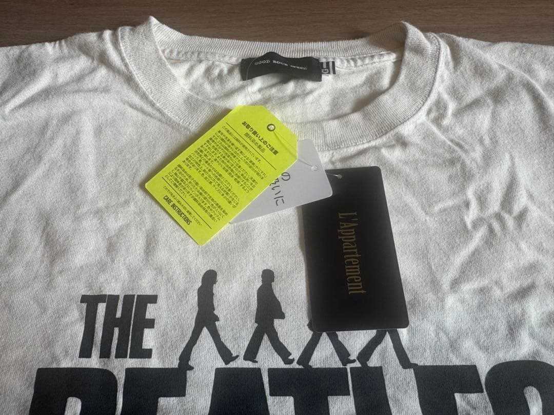 新品 アパルトモン グッド ロック スピード　THE BEATLES TEE