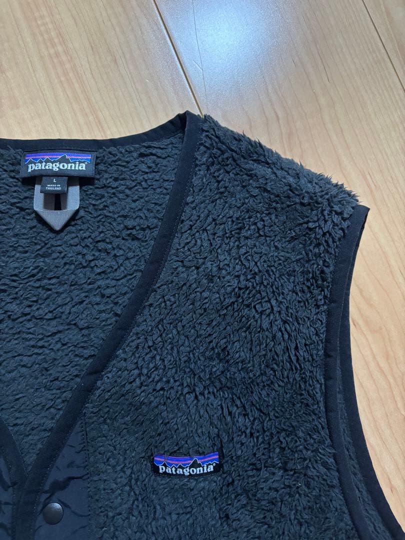 Patagonia パタゴニア　ロスガトス ベスト 黒 L スナップボタン
