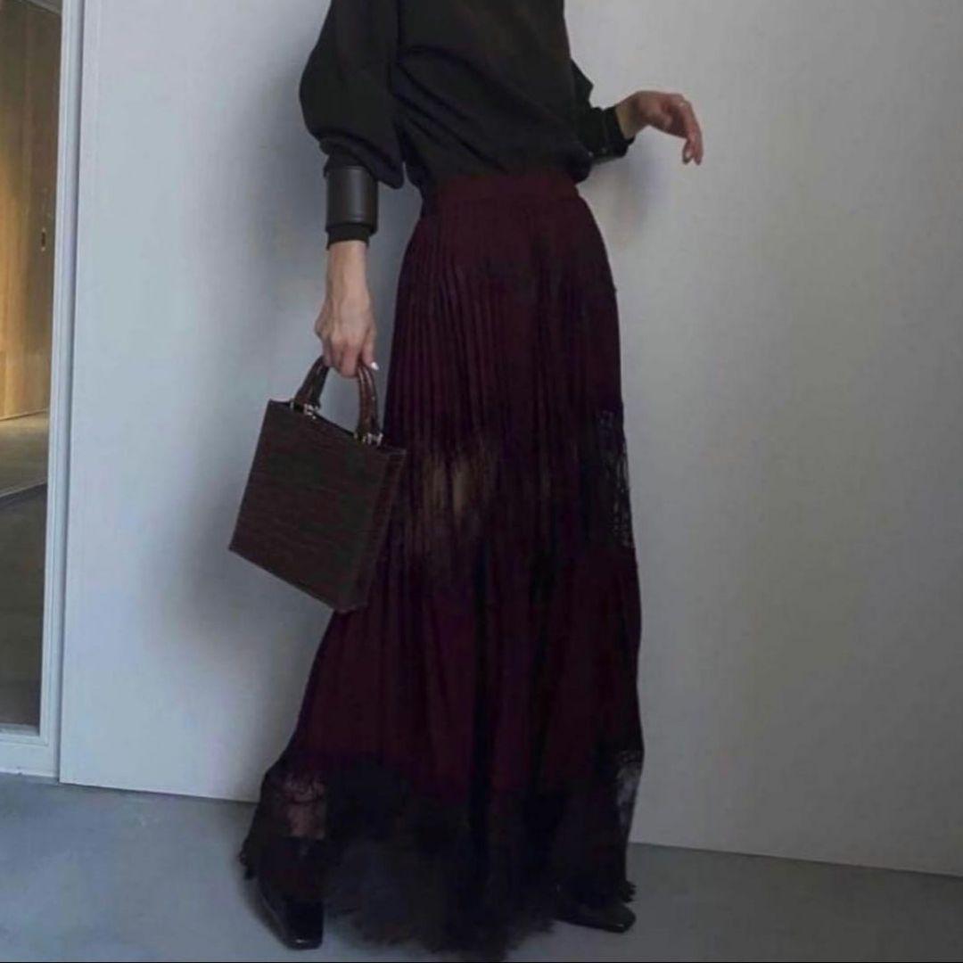スカート Ameri UNDRESSED LACE SANDWICH SKIRT