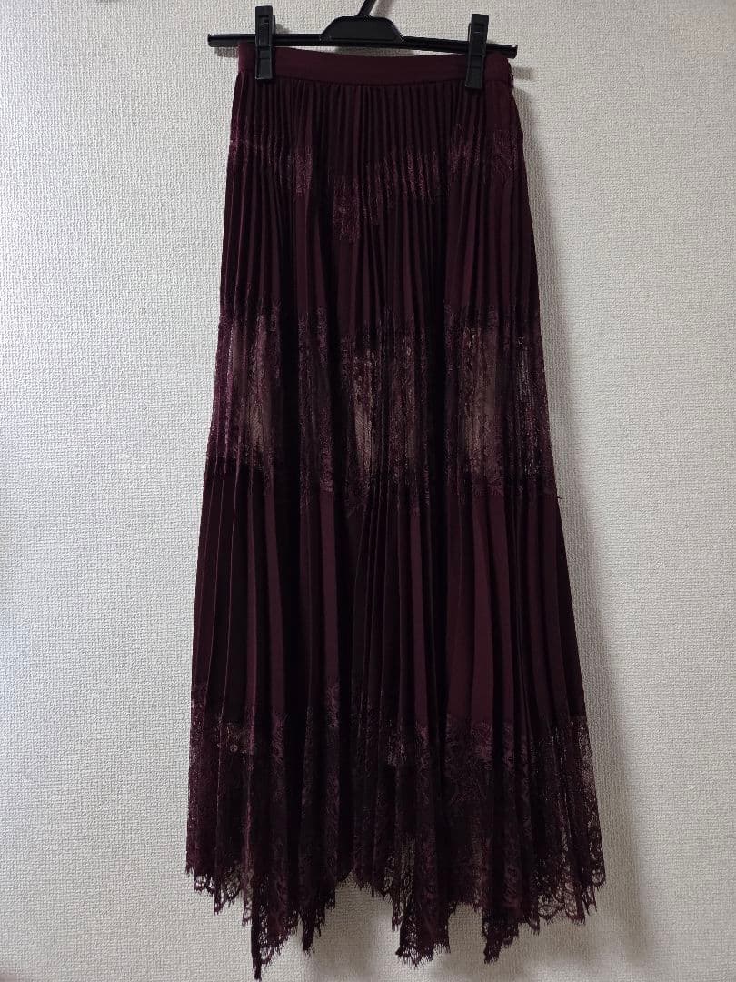 スカート Ameri UNDRESSED LACE SANDWICH SKIRT