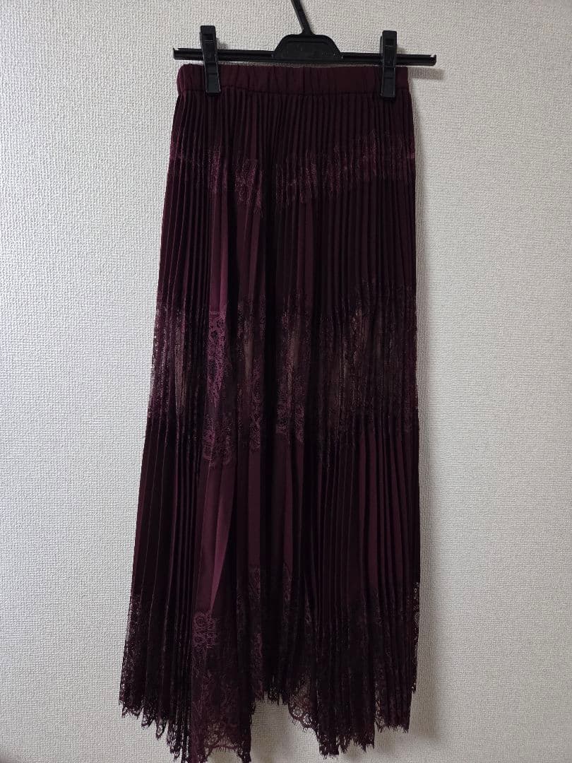 スカート Ameri UNDRESSED LACE SANDWICH SKIRT
