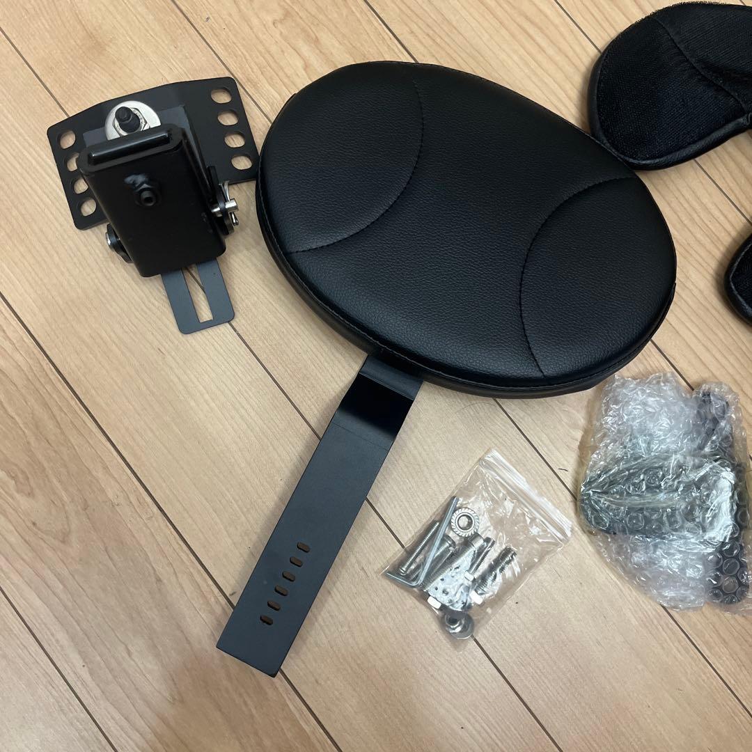 KOLEMO バイク バックレスト オートバイ シーシーバー ハーレー