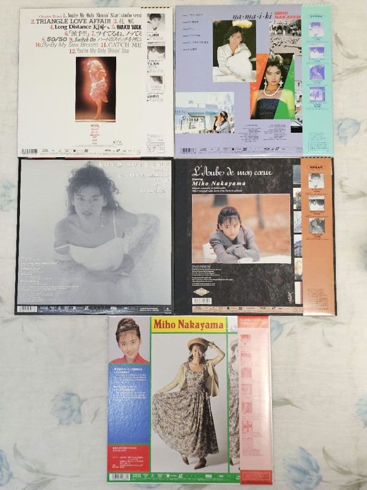 中山美穂 LD レーザーディスク 5枚セット