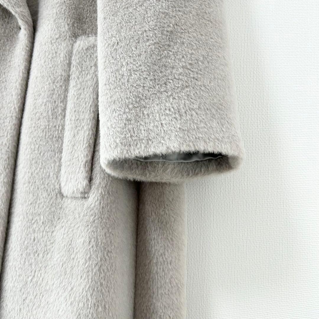 美品✨アナイ　アルパカシャギーコート　ライトベージュ　38